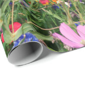 美しいカラフルの野生の草地 ラッピングペーパー (ロールコーナー)