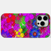 美しいカラフルアメージングフローラルパターンデザイン Case-Mate iPhoneケース (裏面 (横))