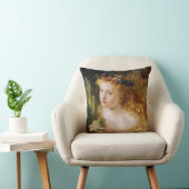 美しいカラフルアンティークレディーエンジェルヴィンテージ クッション (椅子)