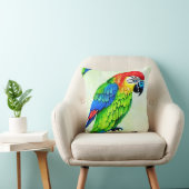 美しいカラフルオウム模様 クッション (椅子)