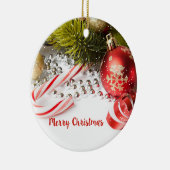 美しいカラフルクリスマス セラミックオーナメント (右)