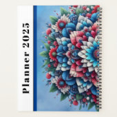 美しいカラフルスピリチュアルシックマンダラモダン プランナー手帳 (裏面)