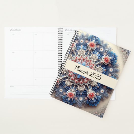 美しいカラフルスピリチュアルシックヴィンテージ プランナー手帳 (ディスプレー)
