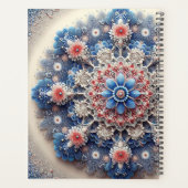 美しいカラフルスピリチュアルシックヴィンテージ プランナー手帳 (裏面)