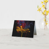 美しいカラフルデイジー カード (黄色い花)