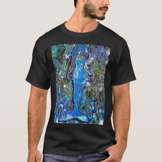 美しいカラフルデザインファンタジー人魚の幻想 Tシャツ