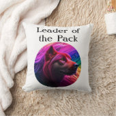 美しいカラフルドッグアート クッション (ブランケット)