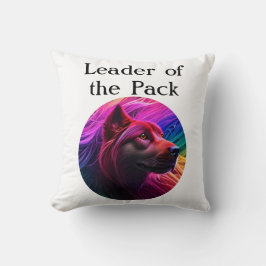 美しいカラフルドッグアート クッション