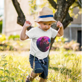 美しいカラフルドッグアート ポスター