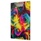 美しいカラフルバラ クリップボード (左)