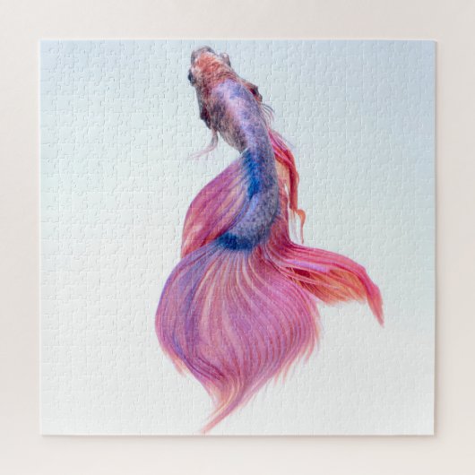 美しいカラフルファンタジーコイ魚 ジグソーパズル (縦)