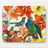 美しいカラフルフローラの庭 マウスパッド (正面)