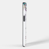 美しいカラフルフローラモノグラムの Case-Mate iPhoneケース (裏面 / 右)