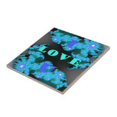 美しいカラフルラブユニバースベクトルデザインアート タイル (側面)