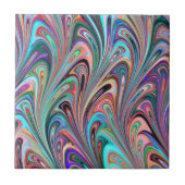 美しいカラフル大理石 – 抽象芸術テクスチャ タイル (正面)