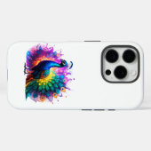 美しいカラフル孔雀の芸術 Case-Mate iPhoneケース (裏面 (横))