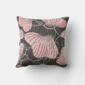 美しいカラフル抽象芸術のシームレスなパターン。裏面 クッション (裏面)