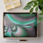 美しいカラフル抽象芸術フラクタル円 薄葉紙 (ギフト)