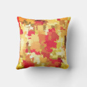 美しいカラフル抽象芸術 クッション (裏面)