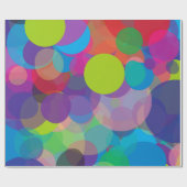 美しいカラフル抽象芸術 ラッピングペーパー (フラット)