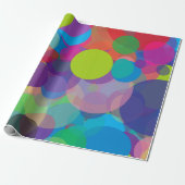美しいカラフル抽象芸術 ラッピングペーパー (アンロールド)