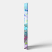 美しいカラフル水の色の(ばちゃばちゃ)跳ねる音楽ノート Case-Mate iPhoneケース (裏面 / 右)