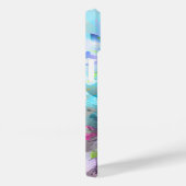 美しいカラフル水の色の（ばちゃばちゃ）跳ねる音楽ノート Case-Mate iPhoneケース (裏面 / 右)