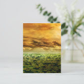 美しいカラフル池の風景 ポストカード (スタンド正面)