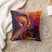 美しいカラフル溶融液 クッション (ブランケット)