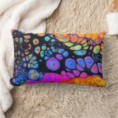 美しいカラフル溶融液 ランバークッション (ブランケット)