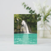 美しいカラフル熱帯滝自然 ポストカード (スタンド正面)