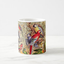 美しいカラフル熱帯鳥のオウム コーヒーマグカップ