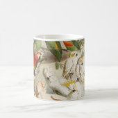 美しいカラフル熱帯鳥のオウム コーヒーマグカップ (中央)