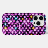 美しいカラフル紫の輝く星 Case-Mate iPhoneケース (裏面 (横))