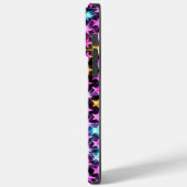 美しいカラフル紫の輝く星 Case-Mate iPhoneケース (裏面 / 左)