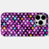 美しいカラフル紫の輝く星 Case-Mate iPhoneケース (裏面 (横))