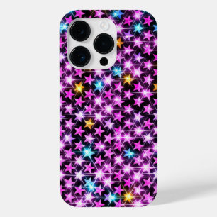 美しいカラフル紫の輝く星 Case-Mate iPhone 14 PROケース