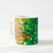 美しいカラフル結晶 コーヒーマグカップ (正面左)