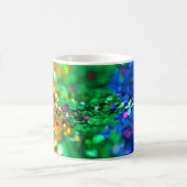 美しいカラフル結晶 コーヒーマグカップ (中央)