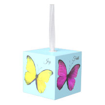 美しいカラフル蝶と書道