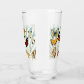 美しいカラフル蝶 タンブラーグラス (右)