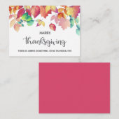 美しいカラフル離れ秋の感謝祭 ノートカード (正面/裏面)