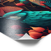 美しいカラフル鳥の写真プリント フォトプリント            (角)