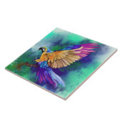 美しいカラフル鸚鵡瓦 タイル (側面)