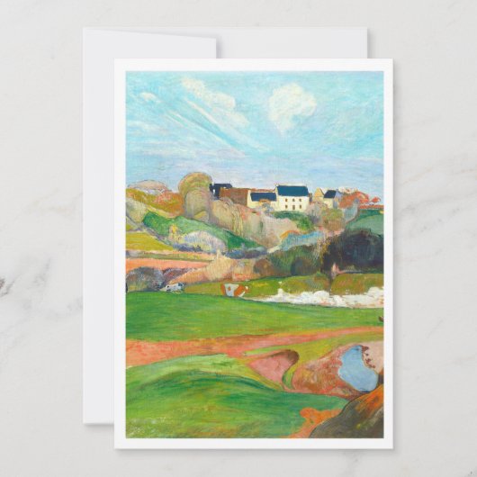 美しいカラフル 招待状 (正面)