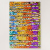 美しいカラフル《植物》アスペンツリーパズル ジグソーパズル (縦)