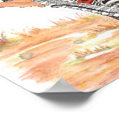 美しいカラフルPit Bull Poster - 8" x 10" ポスター (角)