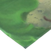 美しいカラユリ花 – ミニアートスケッチ テーブルクロス (アングル)