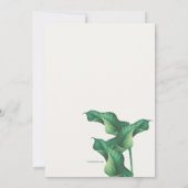 美しいカラリリー結婚式招待状 招待状 (裏面)