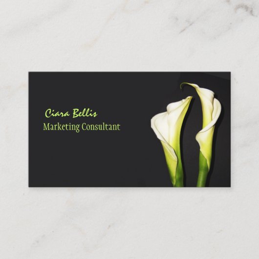 美しいカラリーの名刺 名刺 (正面)